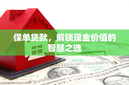 秀屿保单贷款，解锁现金价值的智慧之选