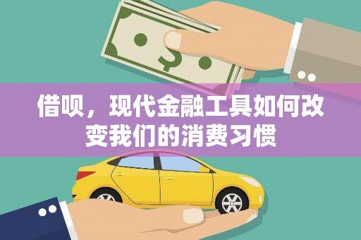 秀屿借呗，现代金融工具如何改变我们的消费习惯