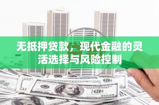 秀屿无抵押贷款，现代金融的灵活选择与风险控制