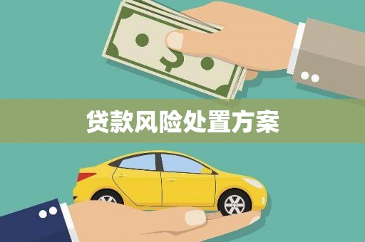 秀屿贷款风险处置方案