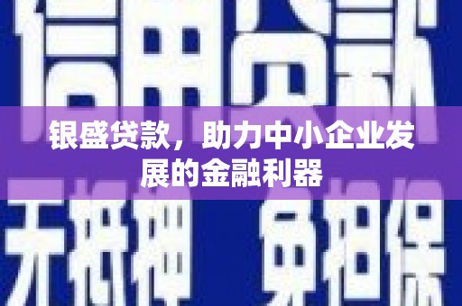秀屿银盛贷款，助力中小企业发展的金融利器