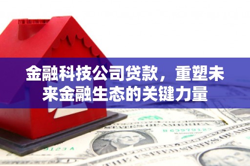 秀屿金融科技公司贷款，重塑未来金融生态的关键力量