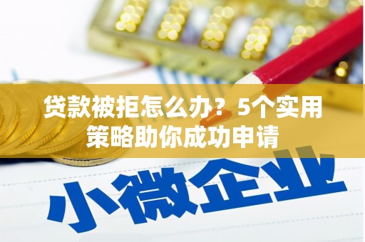 秀屿贷款被拒怎么办？5个实用策略助你成功申请