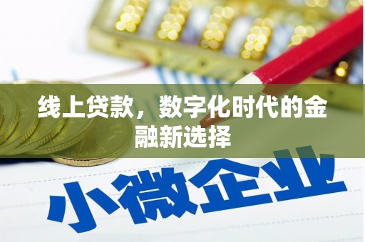 秀屿线上贷款，数字化时代的金融新选择