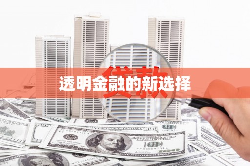 秀屿透明金融的新选择