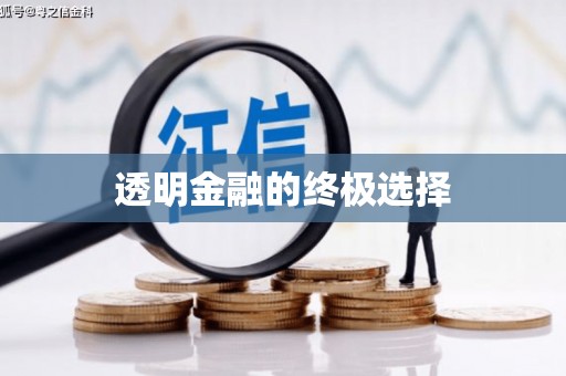 秀屿透明金融的终极选择