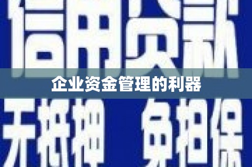 秀屿企业资金管理的利器