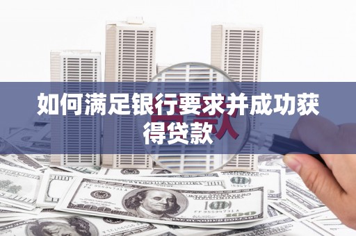 秀屿如何满足银行要求并成功获得贷款