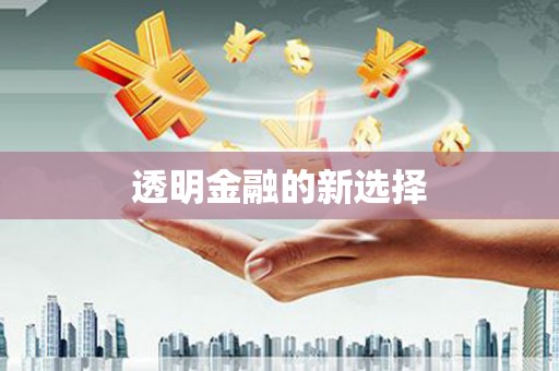 秀屿透明金融的新选择