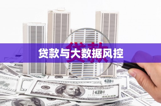 秀屿贷款与大数据风控